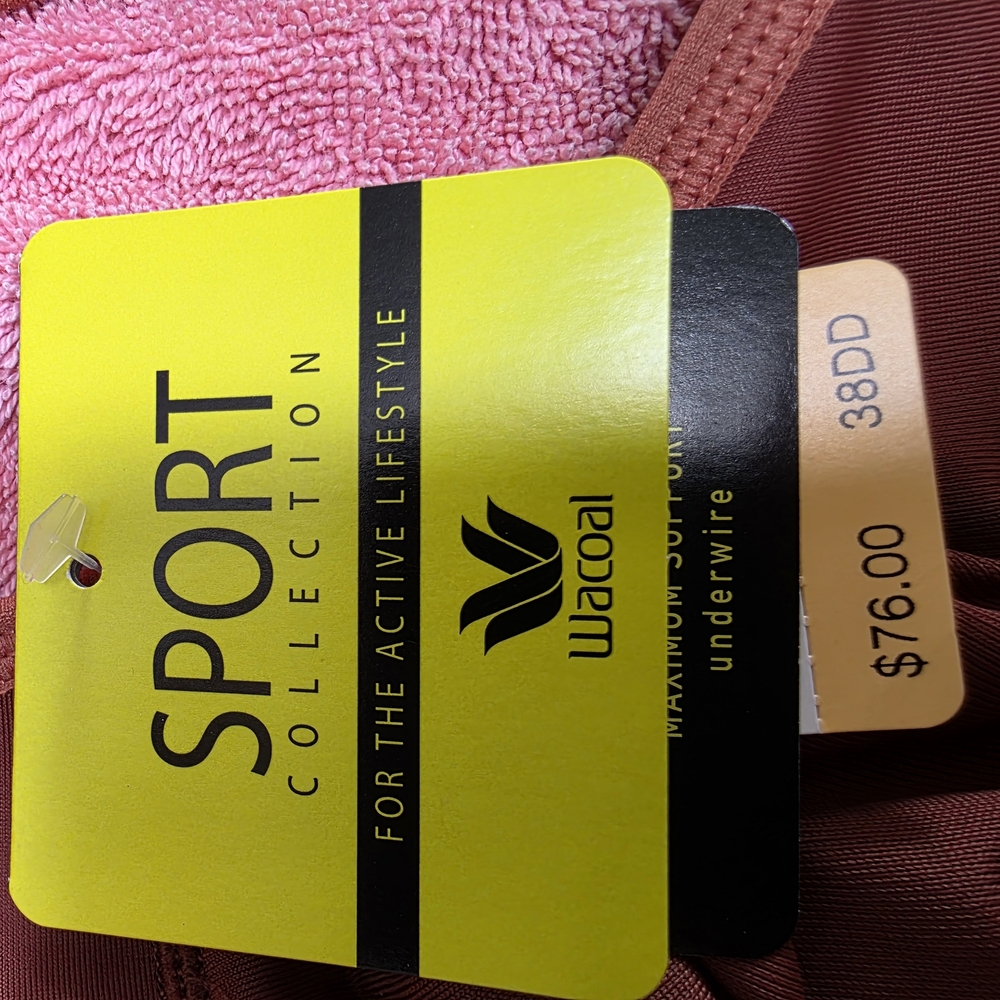 Wacoal Sport Collection Bra Brown. There Is No Pink.
